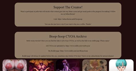 Roxie's CYOAs.